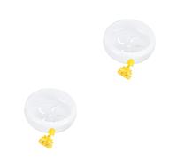 BESPORTBLE 2pièces Roue Exercice Silencieuse pour Hamsters Gerbilles Et Rats Disque De Course pour Petits Animaux Jouet Amusant Et Adapté Aux Cages