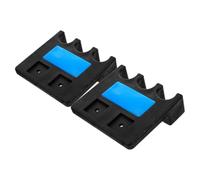 BESPORTBLE 2pièces Support De Queues De Billard avec Porte-Craie Résistant Et Stable pour Bar Maison Et Salle De Jeux Ratelier Solide pour Canne Billard Adulte Et Accessoires