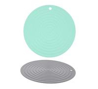 BESPORTBLE 2pièces Tapis Silicone pour Gamelles de Chien et Chat Antidérapant et Facile à Nettoyer pour Manger Dégâts