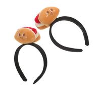 BESPORTBLE 2pièces -tête Hot-dog Pour Femme Lot De Accessoires De Cosplay Pour Halloween Bandeaux Amusants De Dessin
