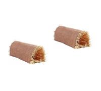BESPORTBLE 2pièces Tunnel De pour Rongeurs Herbe pour Cobayes Et Hamsters Accessoire Confortable Et à Mâcher pour Qualité De Sommeil