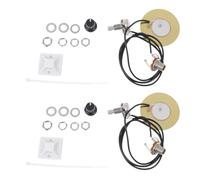 BESPORTBLE 2set Ensemble de Transducteurs Piézo 50mm pour Guitare Acoustique et Ukulélé Transmission Stable du Signal et Compatibilité Étendue pour Performances Live