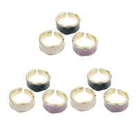 BESPORTBLE 3 Ensembles Bague Bijoux Filles Mariage Empiler Femme Gemstone Feist Rings Gala Décoration De Doigt Anneaux Bijoux De Doigt Rétro Alliage De Zinc 3 Pièces * 3