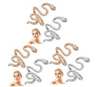 BESPORTBLE 3 Ensembles Bague De Serpent Anneau Adolescent Bijoux Petit Doigt Bagues Serpent Pour Femmes Bonnes De Filles Bague Serpent Pour Homme Bagues Pour Filles Métal 2 Pièces * 3