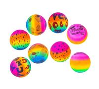 BESPORTBLE 3 Ensembles Balles De Plage Gonflables PVC Créatif pour Garçon Fille Jouets Arc Ciel Amusants pour Jeux Eau Et Activités Extérieures 8 Pièces * 3