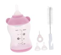 BESPORTBLE 3 Ensembles Biberon pour Chiot Fournitures De Chaton Nouveau-né Biberon pour Animaux De Compagnie Biberons pour Chiots pour l'allaitement Formule Protection De l'environnement Rose