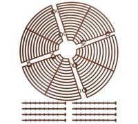 BESPORTBLE 3 Ensembles Couvercle de Pot de Fleurs en Plastique Abs Marron