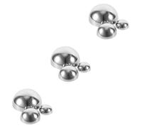 BESPORTBLE 3 Ensembles Décoration D'accessoires De Jardinage Decoration Jardin Décoration Jardin Tente en Treillis Boule D'hémisphère Miroir Globe Réfléchissant Extérieur 3 Pièces * 3
