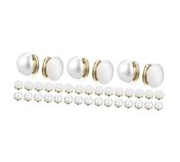 BESPORTBLE 3 Ensembles Fermoirs Magnétiques Pour Broches Poids En Perles Épingles De Sûreté Magnétiques En Perles Poids Pour Voiles Grands Aimants Pour Foulards Poids Pour 12 pièces * 3