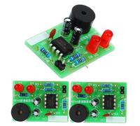 BESPORTBLE 3 Ensembles Kit Soudure Électronique DIY de Pratique Circuit Flash à Souder Carte Dapprentissage Portable pour Débutants Kit Pratique de Soudage Électronique
