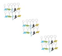 BESPORTBLE 3 Ensembles Porte-clés De Modèle Animal Marin Porte-clés Dauphins Animaux En Peluche Créature Marine Pieuvre Porte-clés Pour Sacs De Fête Clés Pour Les Enfants Le Fer 12 Pièces * 3