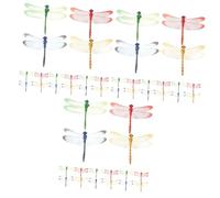 BESPORTBLE 3 Ensembles Sticker Mural Fond De Libellule Simulée Nid D'oiseau De Autocollants Thermiques Mangeoire À Oiseaux À Fenêtre Transparente Tamis Aimant 25 Pièces * 3