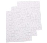 BESPORTBLE 3 Feuilles Puzzles Vides à Sublimer Bois pour DIY Accessoires de Créatif pour et Événements