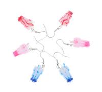 BESPORTBLE 3 Paires Boucles Oreilles de Glace de Pendants Oreilles Kawaii Colorés Accessoires pour Style Adorable