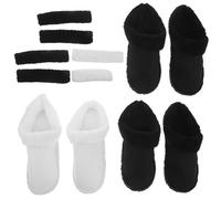 BESPORTBLE 3 Paires Doublures de Chaussures D'hiver Épaisses et Amovibles en Tissu Confortable pour Chaussures à Trous et Mules, Semelles Intérieures Chaudes et Lavables pour Usage Quotidien