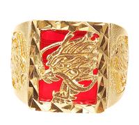 BESPORTBLE 3 Pièces Anneau de dragon Hommes Ajustable bague homme pour bague réglable bague à motif de dragon Bijoux de style chinois bague style chinois anneaux ouverts Cuivre Doré