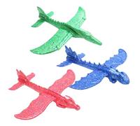 BESPORTBLE 3 pièces Avion à Lancer Epp pour Garçon Fille Modèles Ptérosaure Dragon Chinois et Dragon Domestique Léger et Résistant pour Jeux Extérieurs Garçon Fille Couleur Couleur Aléatoire