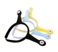 BESPORTBLE 3 pièces Bandeau Escargot Mignon Peluche Accessoires Drôles avec Yeux Rigolos pour Fêtes Maquillage et Soins du Visage Bandeau Cheveux Original et Amusant