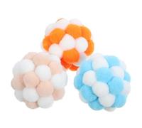BESPORTBLE 3 Pièces Boule De Cloche pour Chat De Sol à Base d'herbe à Chat Jouets pour Chat des Balles Chat Électrique Chat Rebondissant Boules De Chat Fournitures De Chat Peluche