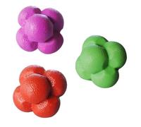 BESPORTBLE 3 Pièces Boule Hexagonale Claquer Jouets des Balles Boules LED Gonflable Ballons De Médecine pour l'exercice Jette Les Boules Le Rugby Balle De Yoga Balles De Fitness Gel De Silice