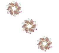 BESPORTBLE 3 Pièces Broche Corsage Bijoux De Demoiselle D'honneur Être Bouquet Pour Faire La Fête Broche à Couronne De Fleurs Décoration De Mariage Broche De Mariage Strass
