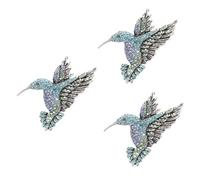 BESPORTBLE 3 Pièces broche décorations accessoires faire la fête goodies noel broches femme épingle à nourrice épingle pour chapeaux goupille de sécurité pour les vêtements alliage