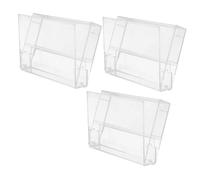 BESPORTBLE 3 Pièces Cassette rétro Audio des Produits boîtes de claires dispensateur de Bande avec Porte-Stylo Cuvette Cas Bande Mini CD Case Keychain Enregistrement PP Transparent
