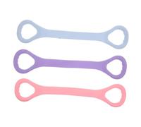 BESPORTBLE 3 Pièces Ceinture De Chariot De Yoga Féminin Bande De Résistance Groupe D'entraînement Sangle De Yoga Bandes D'exercices Élastiques