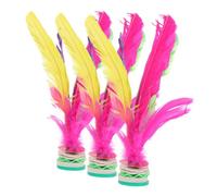 BESPORTBLE 3 pièces Chinese Jianzi Kick Shuttlecocks Jeu Sportif Extérieur Léger Portable pour Garçon Fille et Adultes