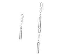 BESPORTBLE 3 Pièces Cloche Inoxydable pour Perroquets Suspendu avec Sonnette à Mâcher pour Oiseaux Facile à Installer Adapté à Toutes de Perroquets et Perruches