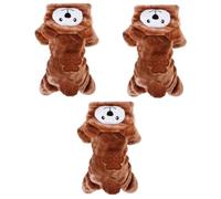 BESPORTBLE 3 Pièces Déguisement pour Animaux De Compagnie Vêtements d'hiver Chiot Chandail à Capuchon Chiffon Chaud pour Pull pour Pelucheuse