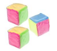 BESPORTBLE 3 Pièces Dés Géants avec Poches Transparentes Dés Éducatifs Mousse pour Jeux Mathématiques et Enseignement Cubes Apprentissage Créatifs pour Cartes Jouets Ludiques pour Garçon