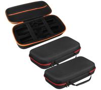 BESPORTBLE 3 Pièces Étui Microphone Portable avec Poignée Boîte de Transport EVA avec Mousse Antichoc pour Deux Microphones Rangement Compact et Organisé pour Concerts Ktv et Voyages