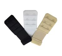 BESPORTBLE 3 pièces Extension - Réglable à Crochets Rallonge Élastique Confortable pour et Maternité Noir Blanc Beige Accessoire Ajusteur Bretelles