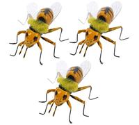 BESPORTBLE 3 Pièces Figurines Abeilles Réalistes Abs et Argile et Éducatif pour Garçon Fille