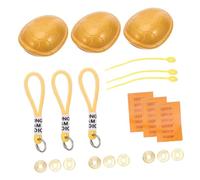 BESPORTBLE 3 Pièces Figurines Coquille de Tortue Vintage pour Divination Feng Shui Outils Chinois de Fortune pour Décor Oriental Élégant