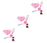 BESPORTBLE 3 Pièces Laisse Harnais pour Chiot Dog Leash Sangles de réglables Harnais pour Animaux de Compagnie Sangle de pour Animaux de Compagnie Harnais avec Laisse