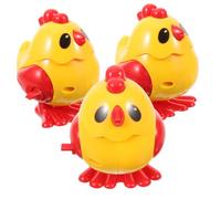BESPORTBLE 3 pièces Lot de Jouets Sauteurs à Remonter Mécaniques Poulets Colorés pour Garçon Fille Éducatif et Décoration de Bureau Couleur Aléatoire Couleur Aléatoire