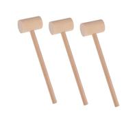 BESPORTBLE 3 pièces Marteaux Bois pour Fruits de Mer Maillets Multifonctions pour Casser Coquilles et Gâteaux Ustensiles Solides pour Réunions Familiales et Repas de Crustacés
