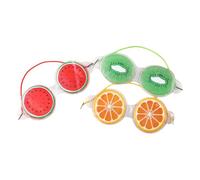 BESPORTBLE 3 Pièces Masque de Refroidissement Yeux à Motif Fruité, Gel