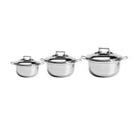 BESPORTBLE 3 pièces Miniature Marmite à Soupe pour Dinette Pot de Cuisson Imitation Décoratif pour Maison de Poupée Garçon Fille Portable et Réaliste