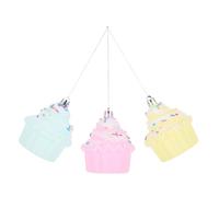 BESPORTBLE 3 Pièces Ornement Cupcake en Plastique, Lot de Décorations