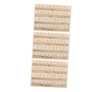 BESPORTBLE 3 Pièces Planche Braille avec Points Gravés Outil Apprentissage Tactile pour Aveugles Éducatif Sécurisé pour Garçon Fille