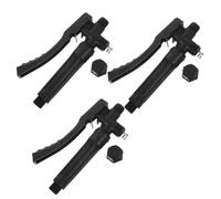 BESPORTBLE 3 Pièces Poignée Petite Φ14mm×5mm en Pp Noir de Pulvérisateur de Rechange Interface Filetée et Large Φ18mm×5mm Contrôle pour Jardinage Domestique et Foresterie