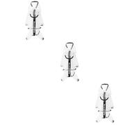 BESPORTBLE 3 Pièces Poncho De Pluie Réfléchissant pour Manteau De Pluie pour Animaux De Compagnie Manteaux Imperméable Réfléchissant Clair Le TPP Fournitures pour Animaux Blanche