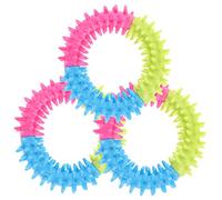 BESPORTBLE 3 Pièces pour Chien Clés Interactif De Chien Jouets à Mâcher pour Chiots Jouets De Dentition De Chiot Indestructible Entraînement Forme