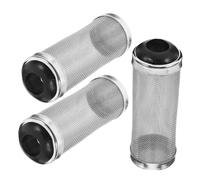 BESPORTBLE 3 Pièces Protection Filtre Aquarium INOX Filet de Sécurité Entrée Eau Garde Intake pour Crevettes et Poissons Compatible Multiples Filtres
