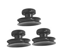 BESPORTBLE 3 pièces Suction Cups For Tibetan Singing Bowl Rubber Handles Stable Sound Bowl Lift Accessories For Meditation