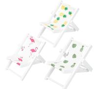 BESPORTBLE 3 pièces Support Téléphone Accessoires Décoratifs Flamant et Ananas Mobilier Miniature pour Maison Poupée et Bureau