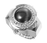 BESPORTBLE 3 Pièces Table De l'anneau Numérique Montre à Bague Décoratif Montre Bague Vintage Doigt Petit Montre Bague Numérique Montres Bague Montre Bague à La Mode Verre De Quartz